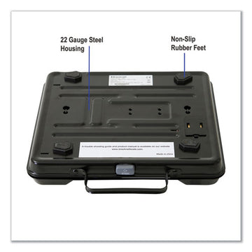 Brecknell Portable Electronic Utility Bench Scale, 250lb Capacity, 12.5 X 10.95 X 2.2  Platform freeshipping - TVN Wholesale